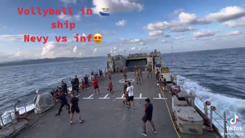 Volleyball 🏐 in Ship 🚢