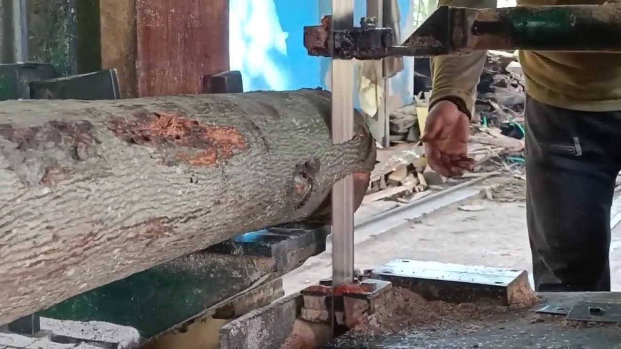 It's rare wood!! Wood Processing Serves The Climbing Machine of the Mebeler Juragan