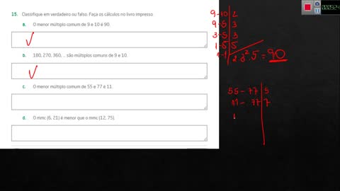 Cape - Matemática - Aula 9 de Maio - Correção exercícios páginas 81, 82 e 83.