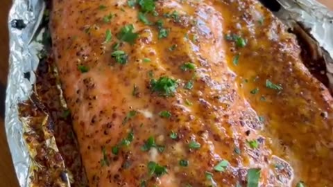 Honey mustard salmon