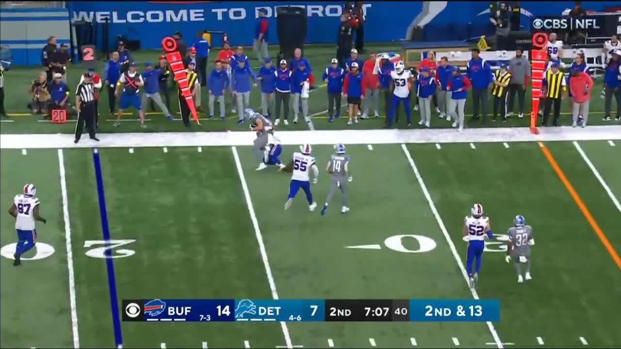 Buffalo Bills vs. Detroit Lions Highlights 2nd QTR | NFL Week 12, 2022 PART 2