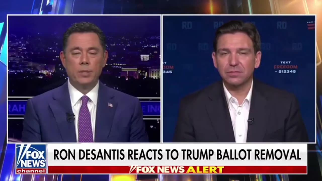 DeSantis on Maine Kicking Trump Off The Ballot: Opens Pandora's Box..