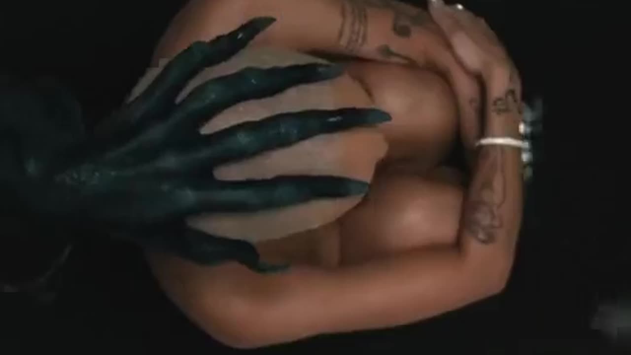 SATANIC clip from a song called 'Demons' featuring rapper Doja Cat