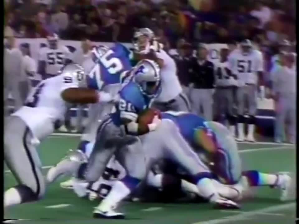 1990-12-10 Los Angeles Raiders vs Detroit Lions