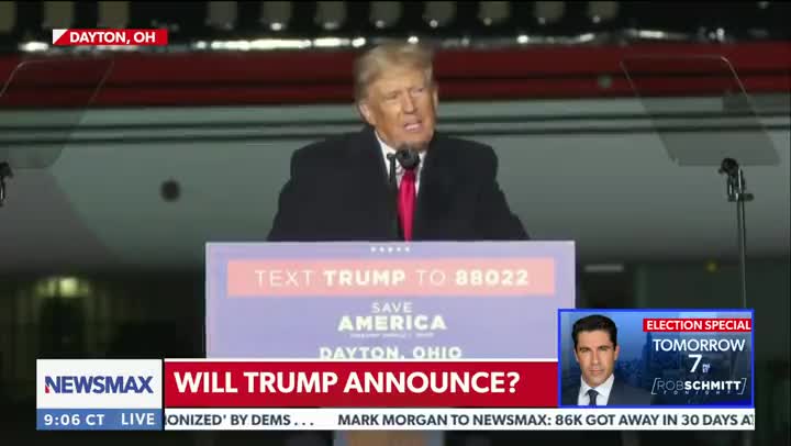 HERE WE GO! President Trump Tells Ohio Crowd He Will Make a Big Announcement Tuesday from Mar-a-Lago