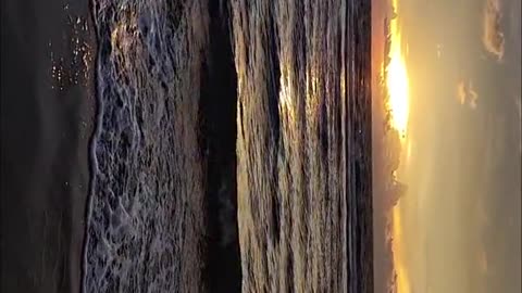 Sunsets of planets