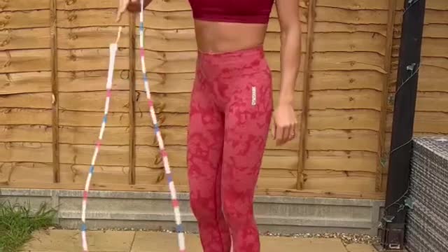 Fun footwork to try 💃🏼 #jumprope #footwork #tutorial