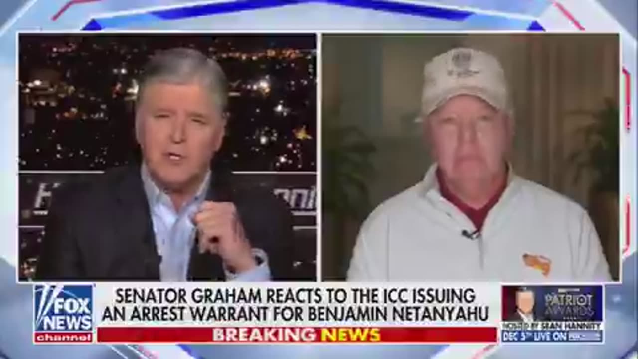 Graham: So to any ally, Canada, Britain, Germany, France, if you try to help the ICC