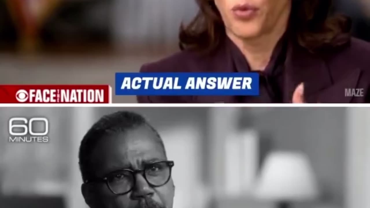 60 Minutes’ FRAUDULENT interview with Kamala Harris