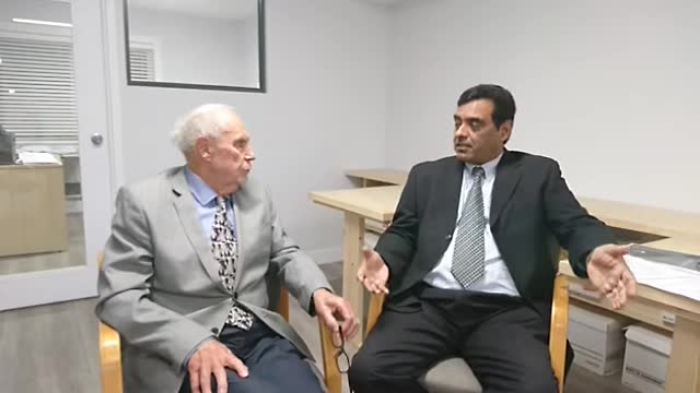 Dr. Bruchet and Kuldip Randhawa