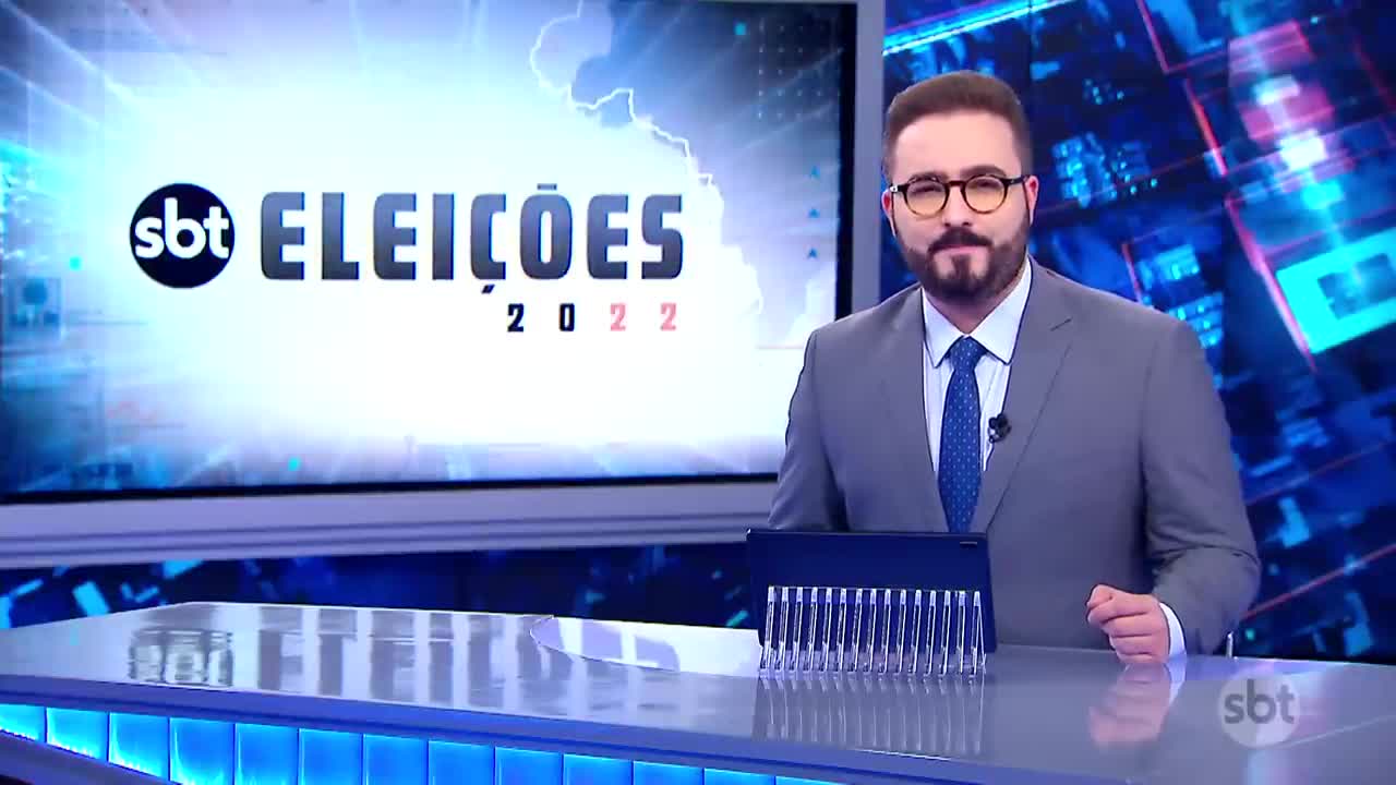 Média das pesquisas mostra cenários a 8 dias das eleições | SBT Brasil (23/09/22)