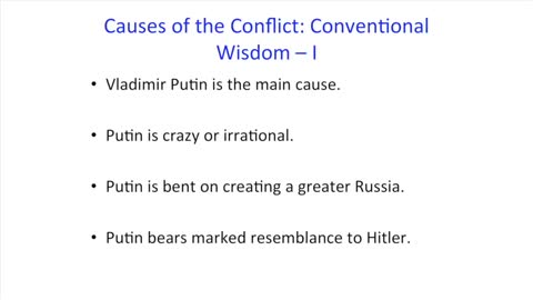 John J Mearsheimer's | MISCONCEPTIONS on Putin