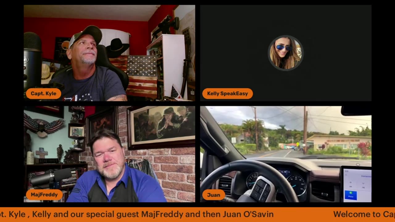 Juan O'Savin w/ Kelly Speak Easy & Capt Kyle: Discussion On Current Events ...