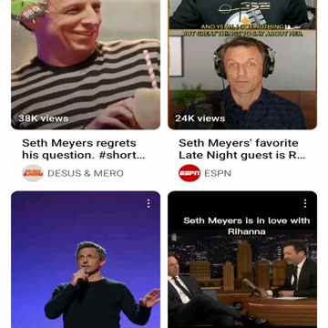 Why do you love Seth Meyers?