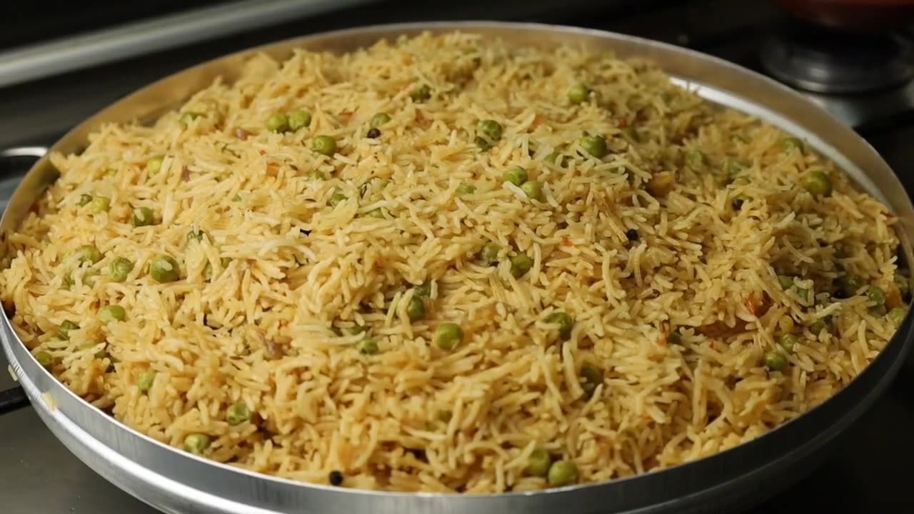 Matar Pulao Recipe | Matar Chawal Banane Ka Tarika | Delicious Pulao