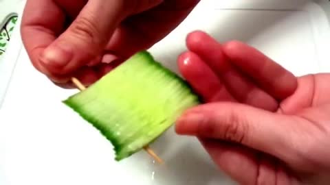 HOW TO CUT CARROT AND CUCUMBER - VERY BEAUTIFUL GARNISH CARVING & VEGETABLES ART DECORATION CUTTING