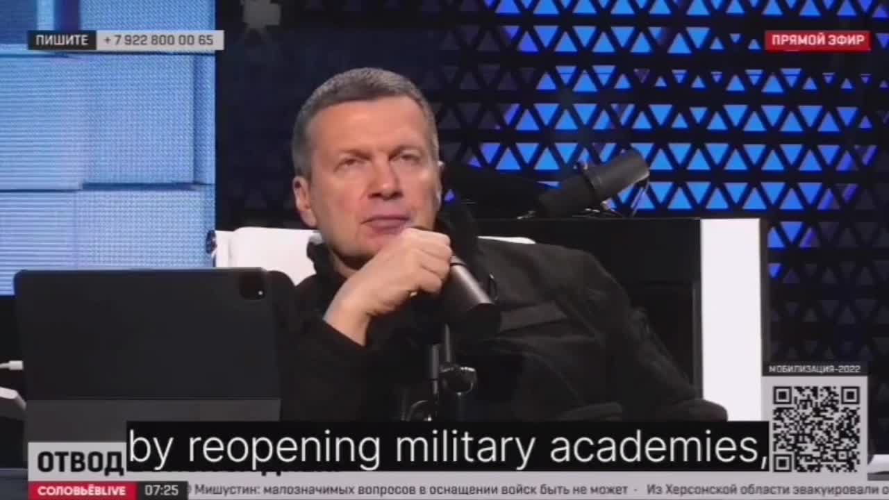 Solovyov says Russia underestimated NATO