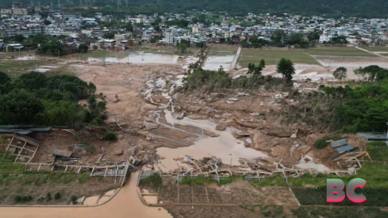 Flash floods across China kill at least 20, dozens missing