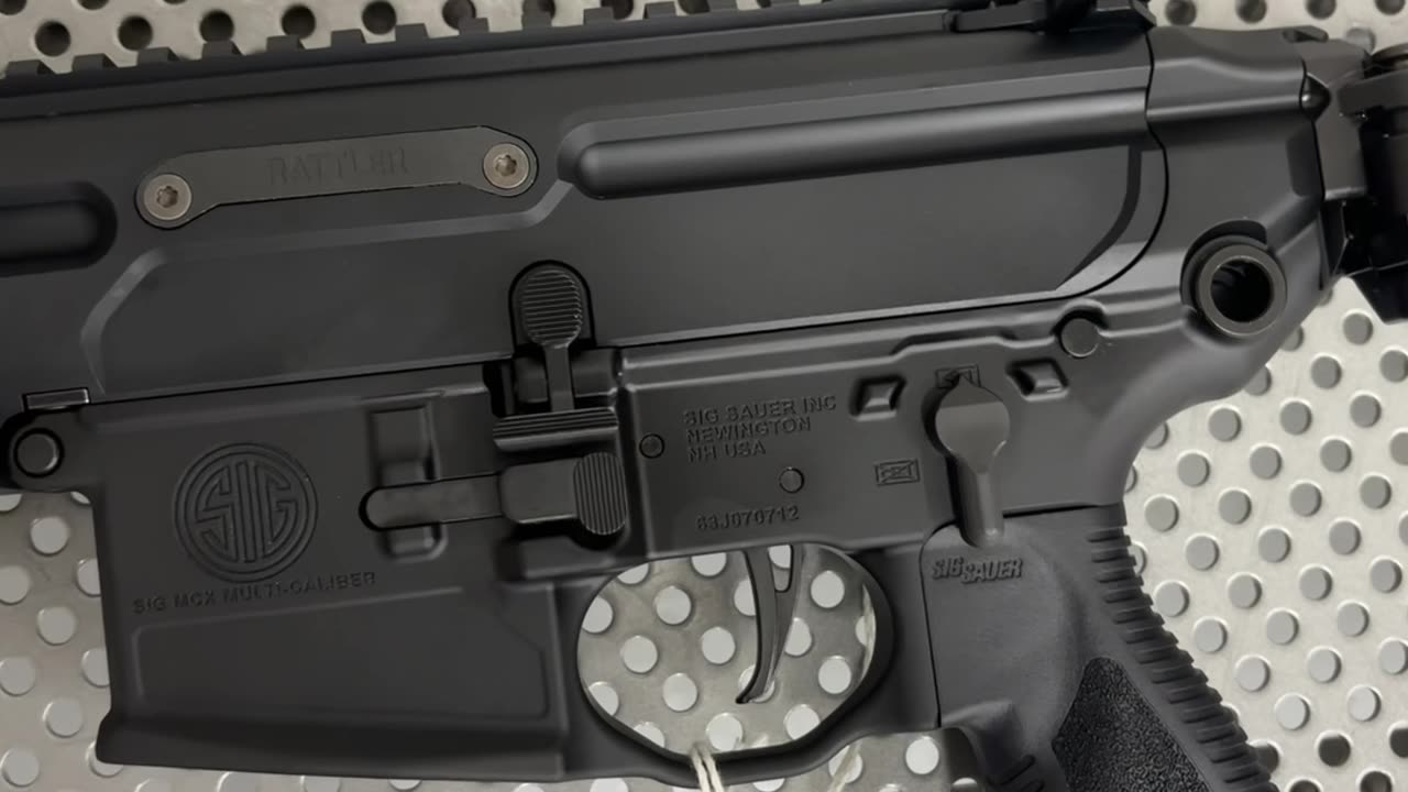 See the Sig Sauer MCX Rattler Pistol #AmericanRight #HomeDefense #SelfDefense #Ammo #Sig