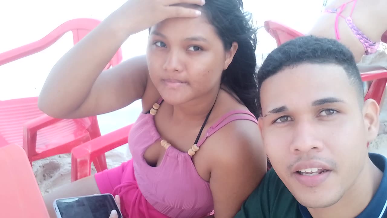 Um dia na praia da litorânea!