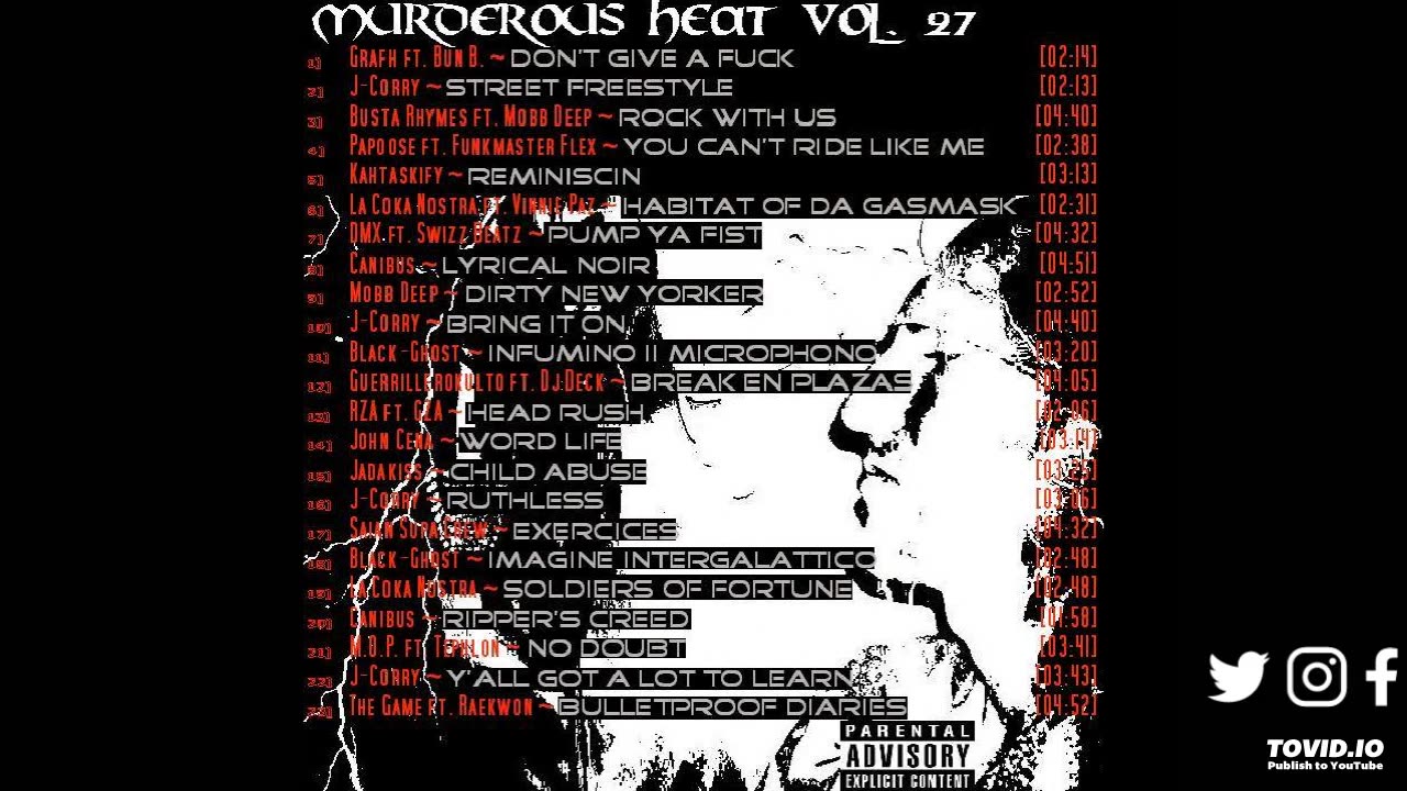 J-CORRY - Murderous Heat Vol 27 FULL MIXTAPE