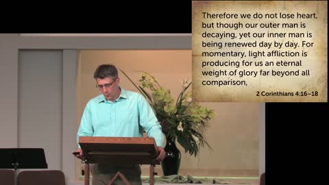 Let's Overcome the Decay of This World With a Careful Walk - Message Only