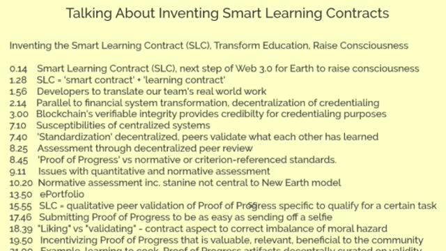 Inventing the Smart Learning Contract on Cardano Podcast 1 of 3