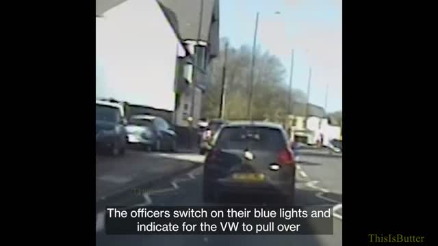 Officers have released video footage of the moment unarmed police chased down a gunman in Birmingham