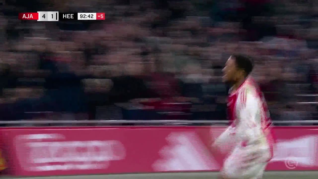 Ajax 4-1 win over Heerenveen in the Dutch Eredivisie