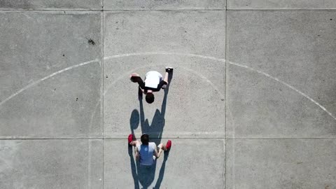 One on one basketball game