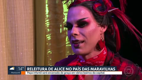 Show Drag Queen para crianças de 6 anos.