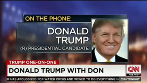 Donald Trump One-On-One Interview With Don Lemon CNN 1-20-2016