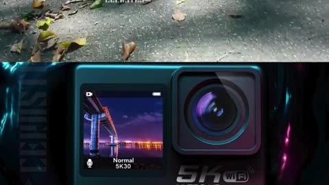 WiFi Anti-shake Action Camera 4K 60FPS Dual Screen