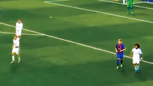 видео №2 сегодня#месси#барселона#кросс#реалмадрид