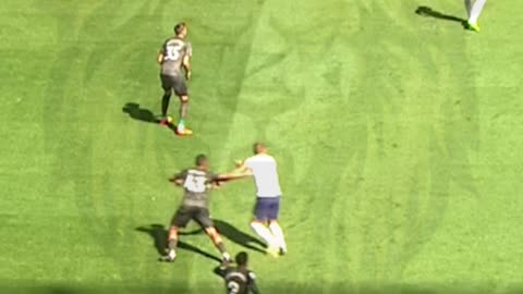 and then the ball drilled into the back post and an equalizer #shorts