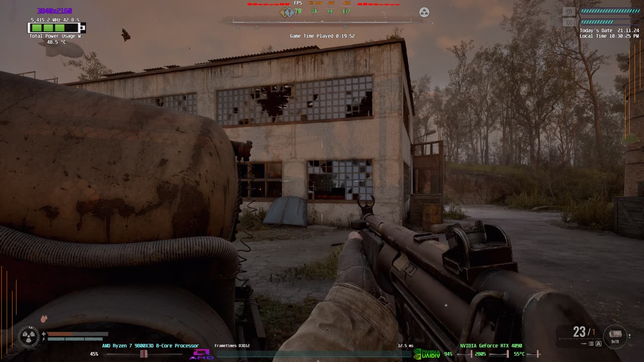 Stalker 2 Heart of Chornobyl Sony Bravia 9 Rtx 4090 AMD 9800x3d