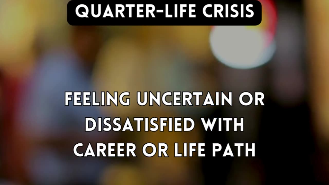 Signs She's Experiencing a Quarter-life Crisis