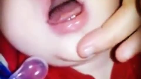 The tongue moves on its own