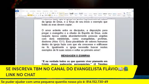 Canal Evidências - 3fWkRDQ-x_k - Live Revelando o Apocalipse com as chaves bíblicas