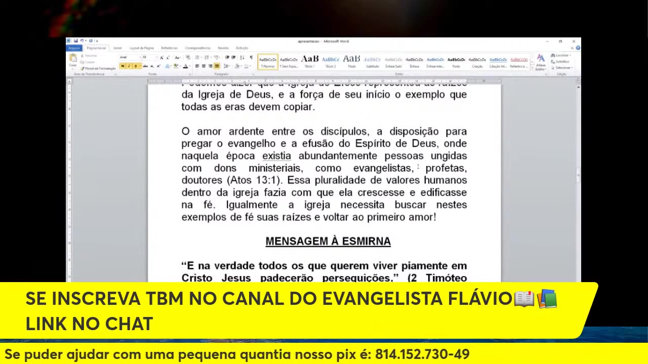 Canal Evidências - 3fWkRDQ-x_k - Live Revelando o Apocalipse com as chaves bíblicas