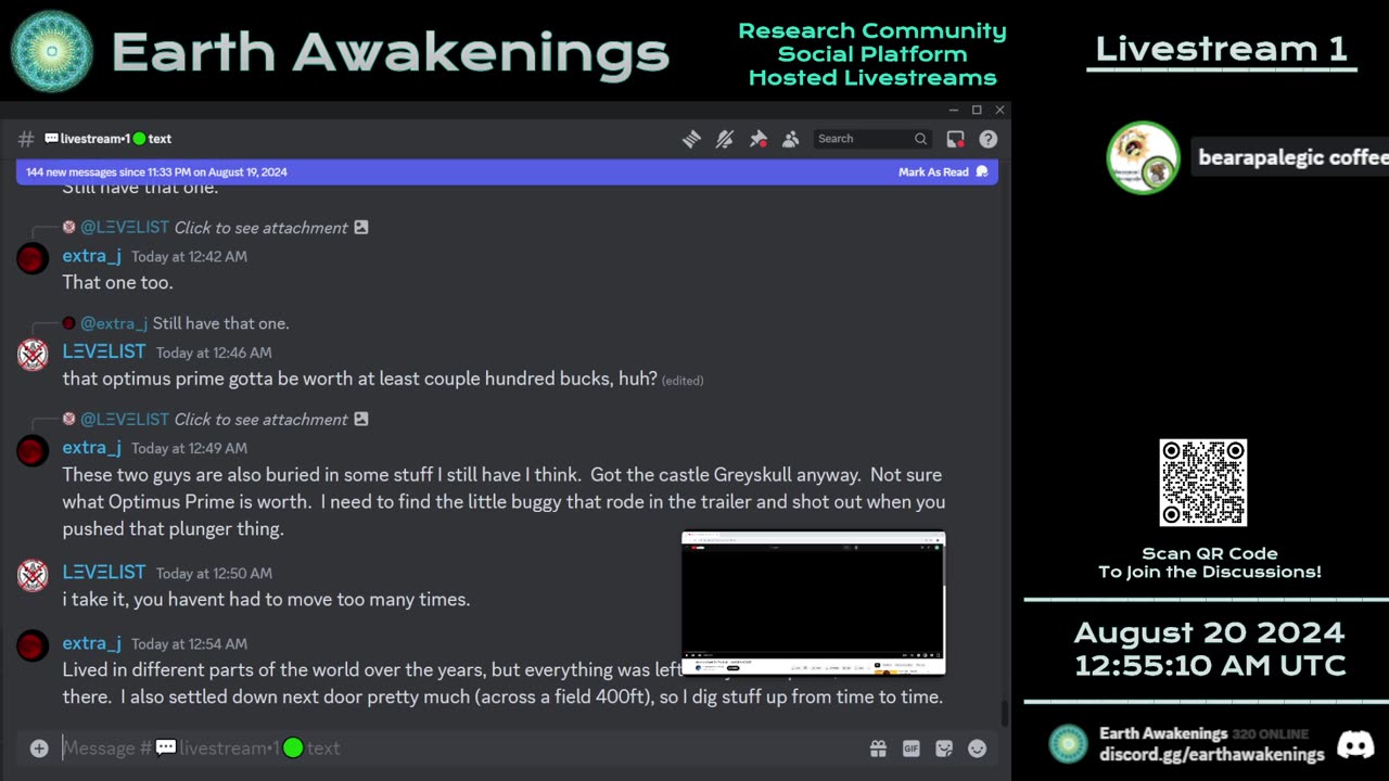 Earth Awakenings - Livestream 1 - #1813