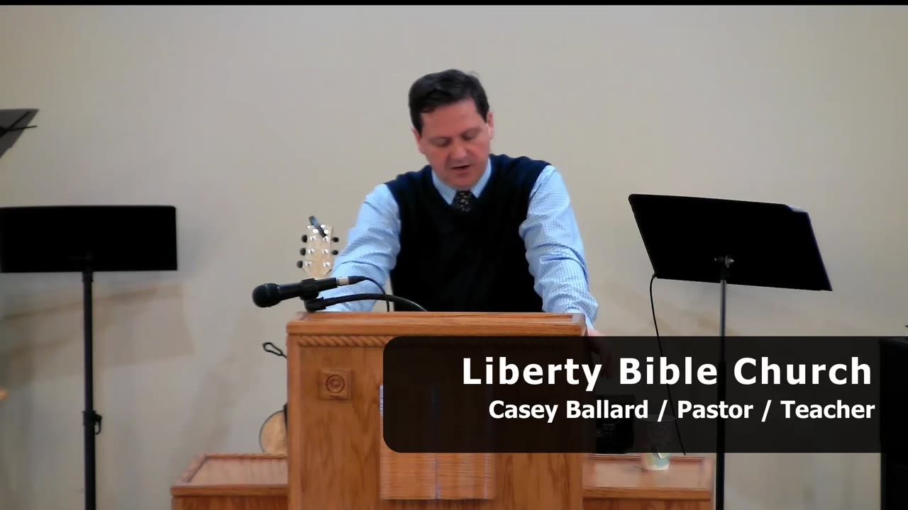 Liberty Bible Church / Living in the Present and waiting for the Future / Luke 18:1-8