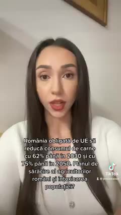 România obligată de UE să reducă consumul de carne cu 62% până în 2030 și cu 75% până în 2050