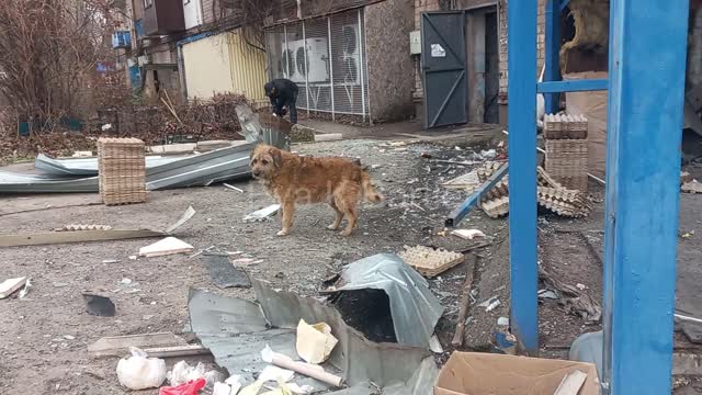 Footage from Ukraine's shelling of civilian areas