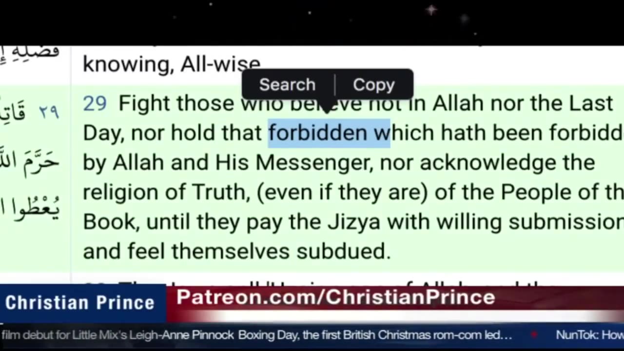 Christian Prince Allah is a zionist