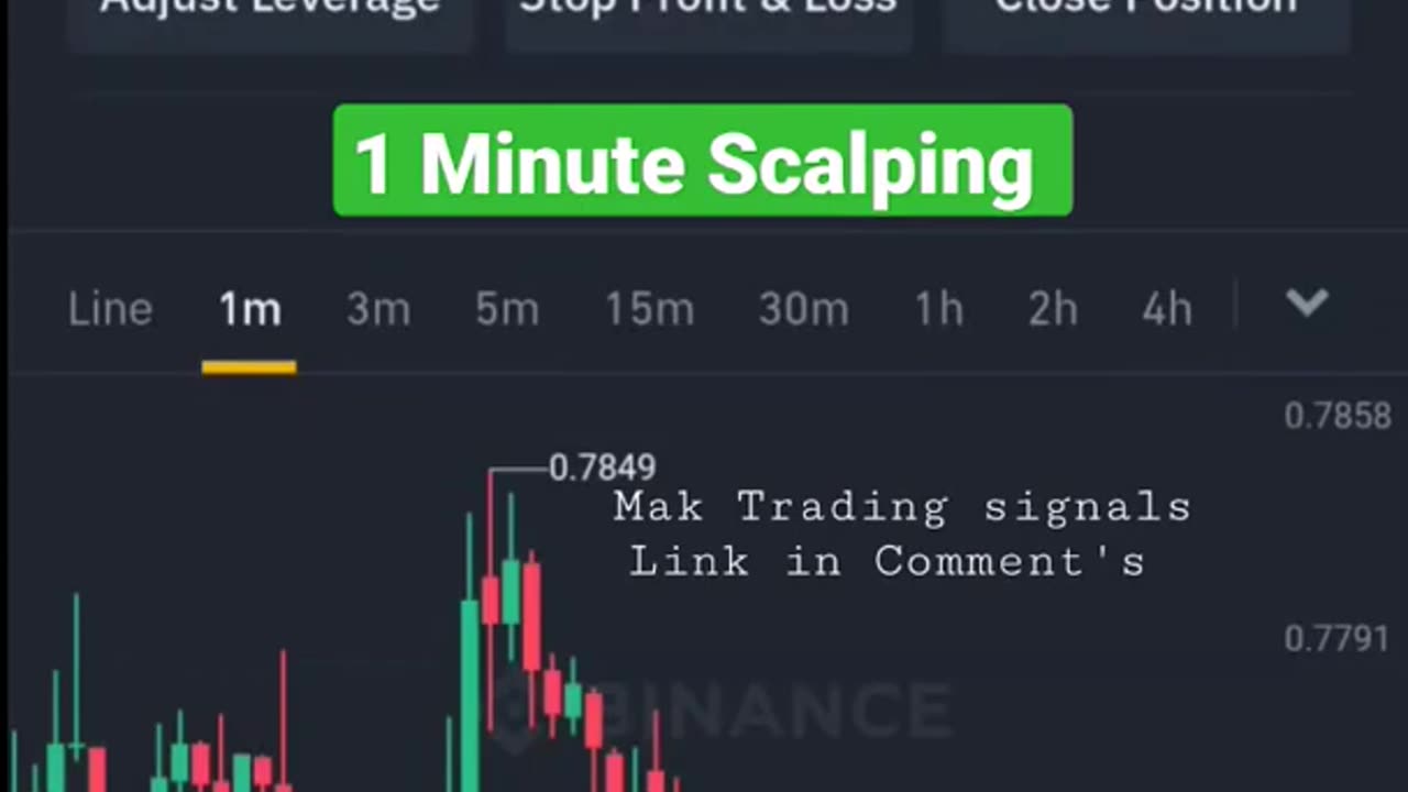 live 1 minute scalping / binance future tading