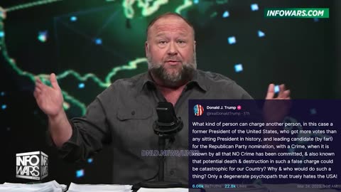 Alex Jones: Trump Might Incite The Globalists To Another January 6 Style False Flag - 3/24/23