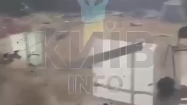 A video has surfaced, allegedly from the kindergarten in Brovary, where the helicopter fell.