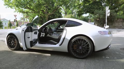 A charming white car