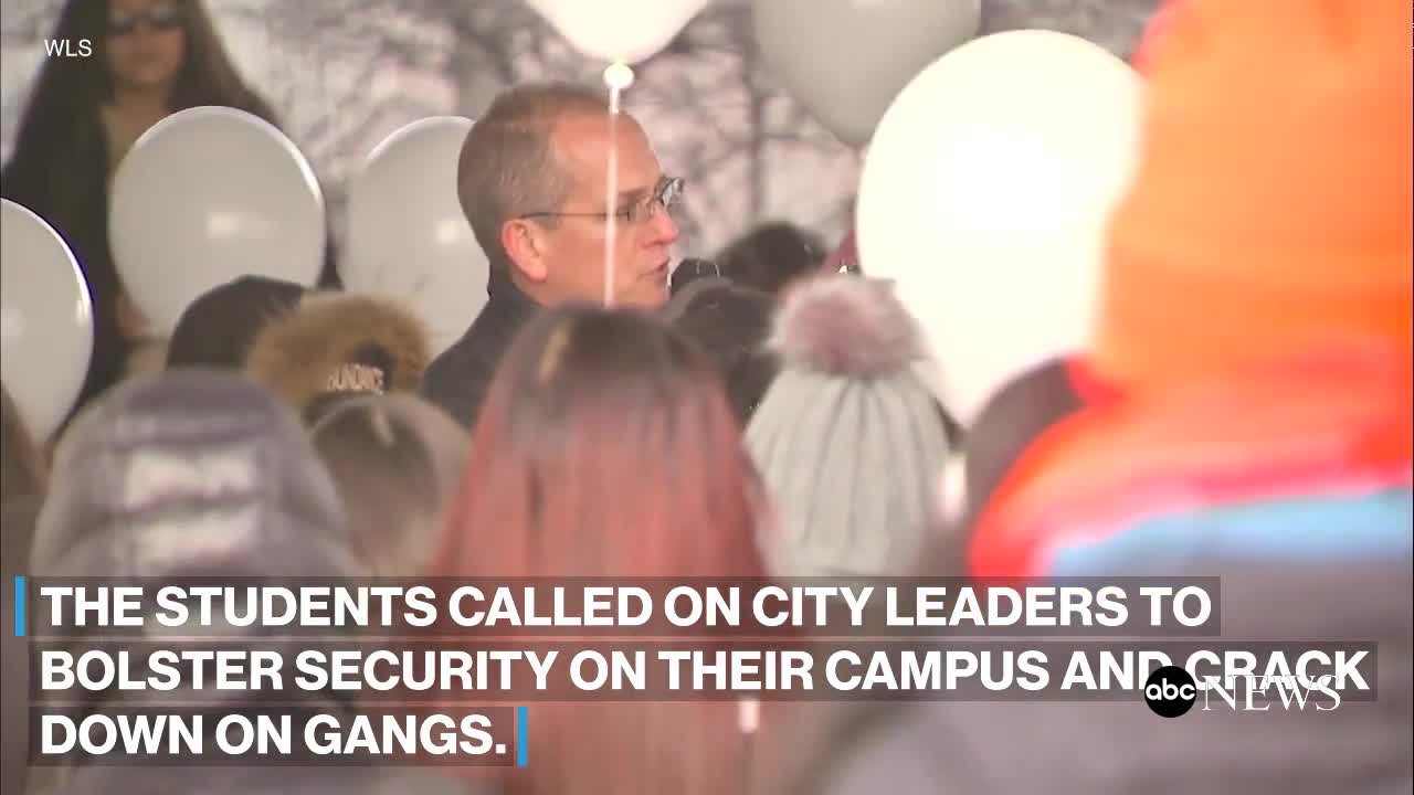 Chicago high school students walk out of class over gun violence